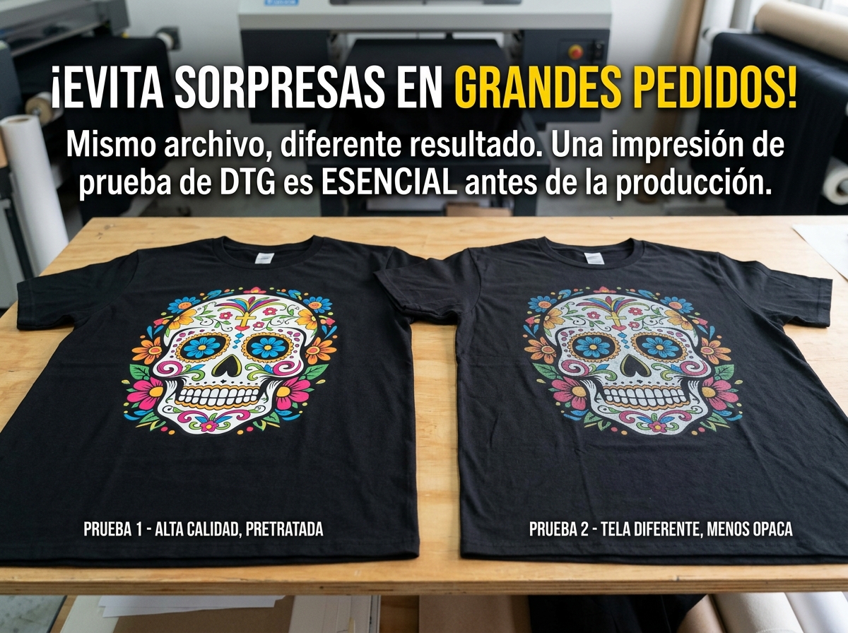 Prueba antes de tirada